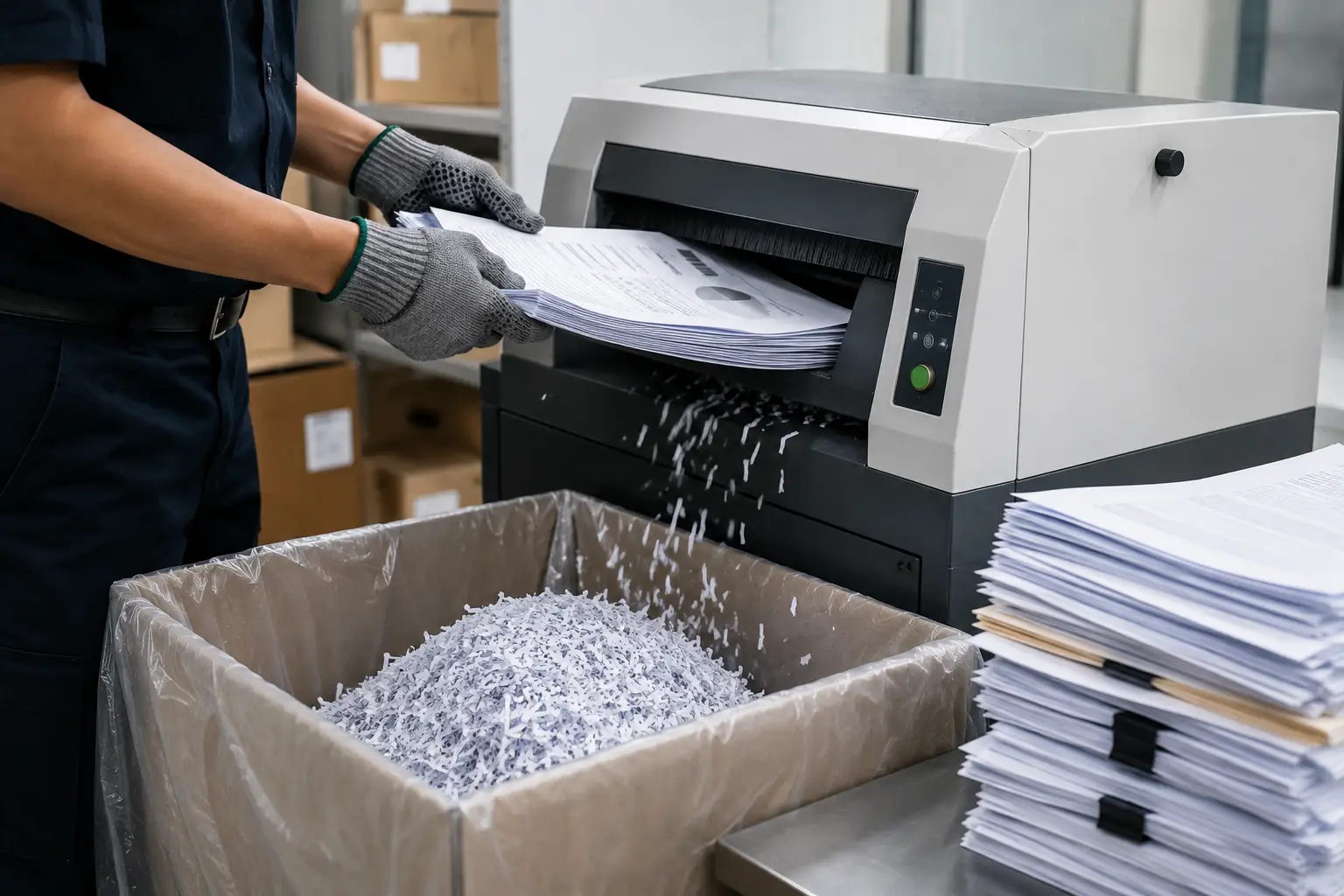 Mesin Shredder Industri dan Pemusnahan Dokumen Aman