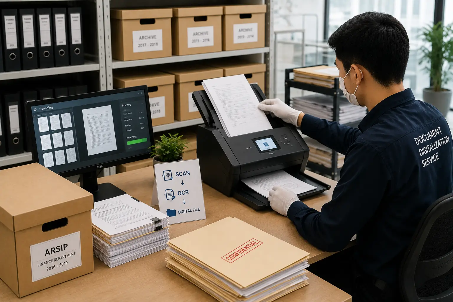 vendor scan arsip